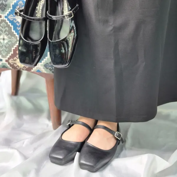 کفش کالج زنانه مات و برق